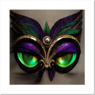 Mardi Gras Mask Posters and Art